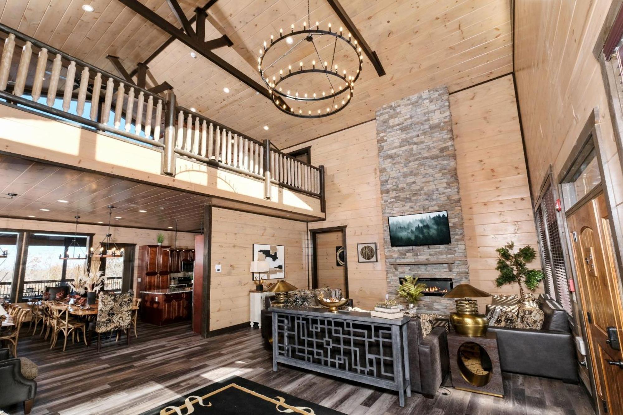Swim And Gym Mansion Villa Pigeon Forge Eksteriør billede