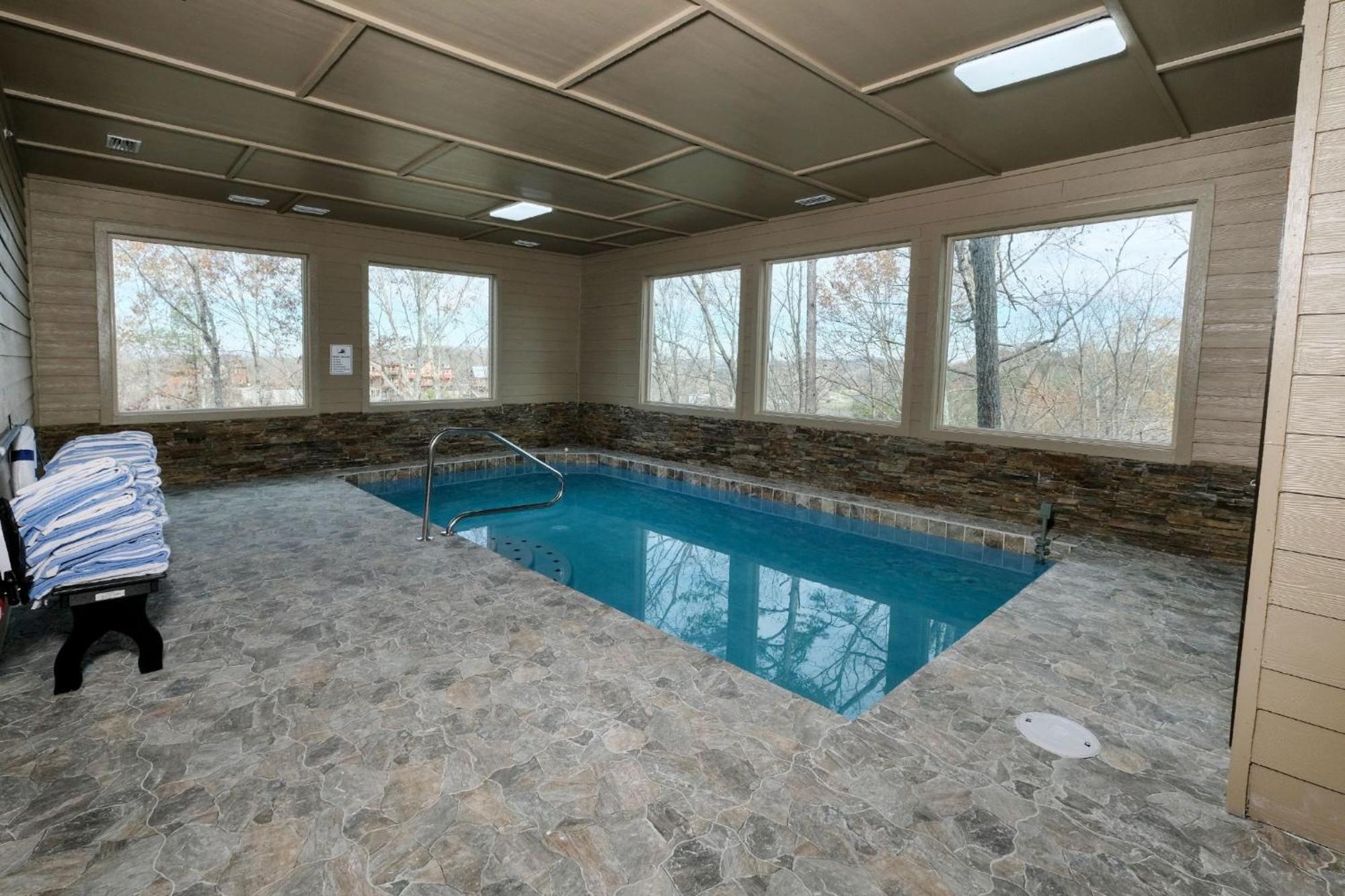 Swim And Gym Mansion Villa Pigeon Forge Eksteriør billede