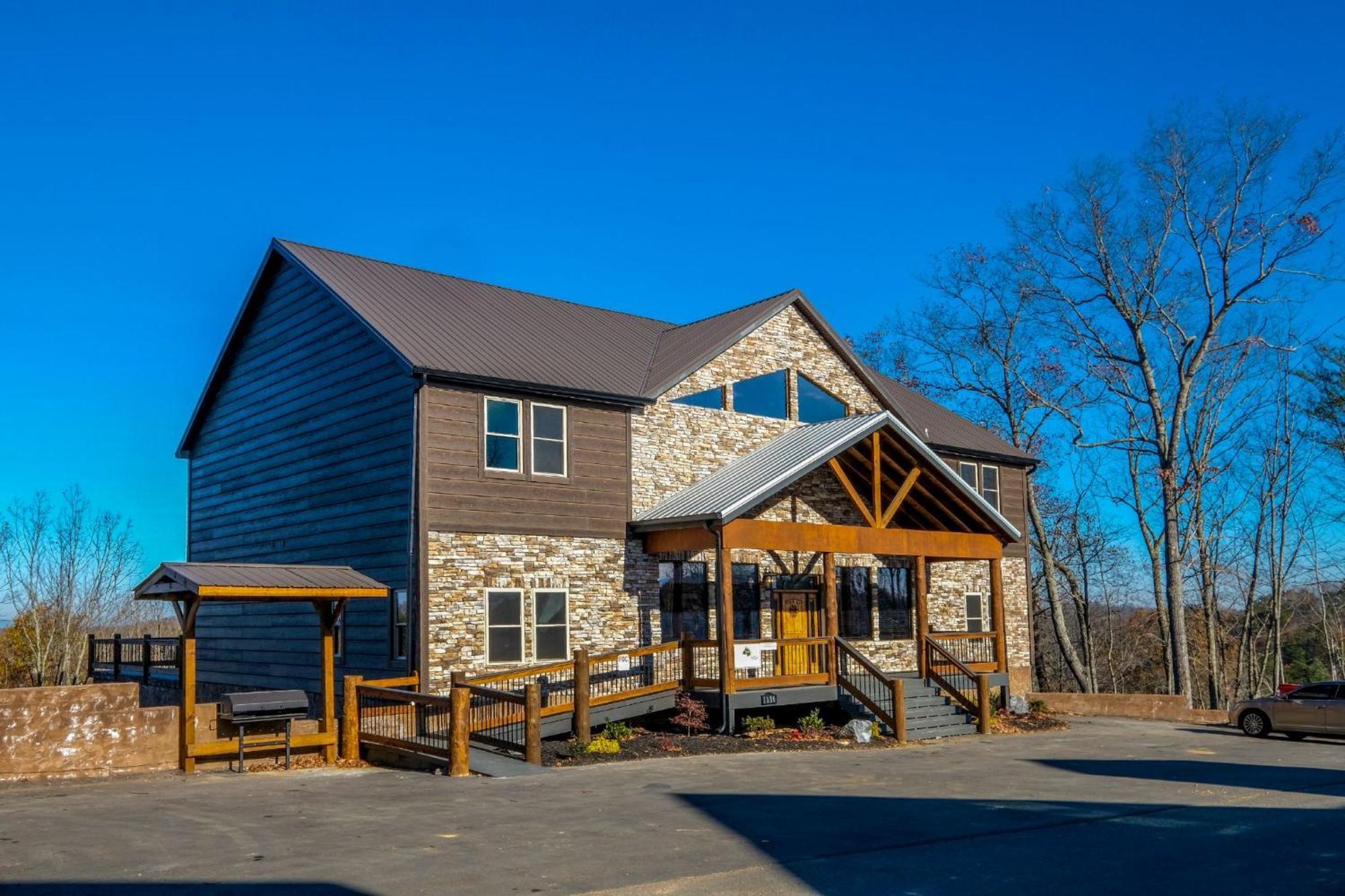 Swim And Gym Mansion Villa Pigeon Forge Eksteriør billede
