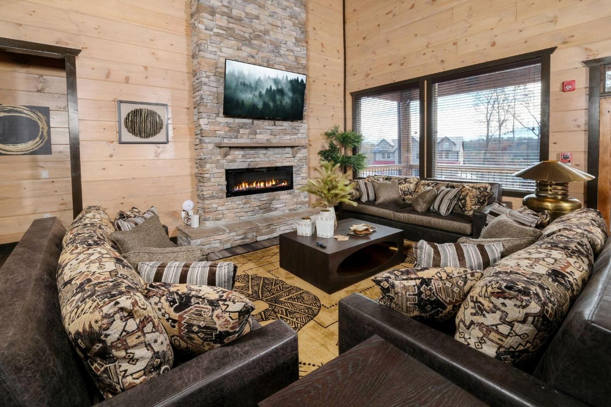 Swim And Gym Mansion Villa Pigeon Forge Eksteriør billede